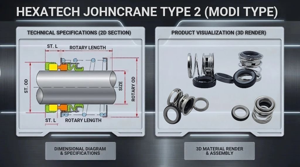 HexaTech Johncrane Type 2 (Modi Type)