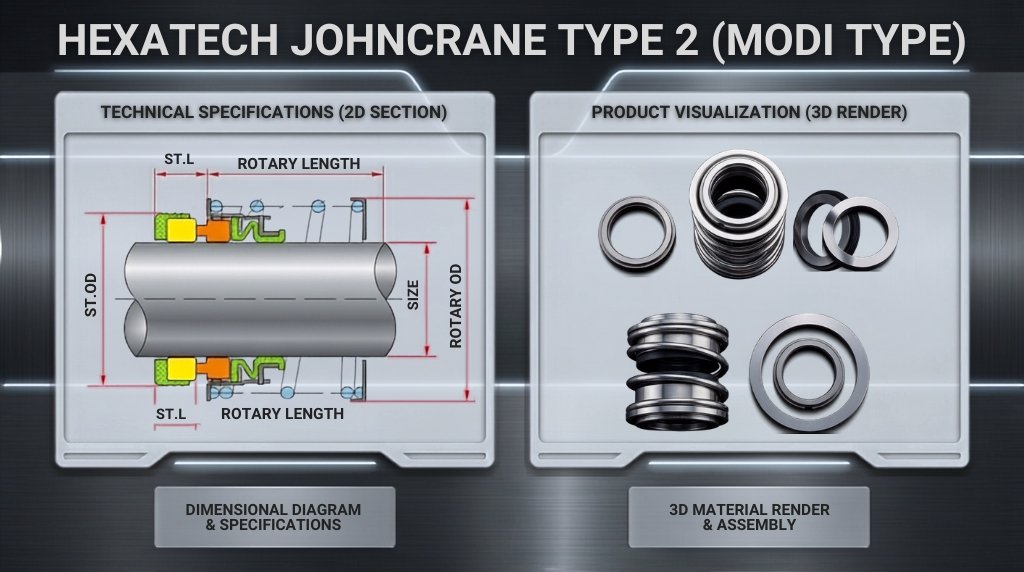 HexaTech Johncrane Type 2 (Modi Type)