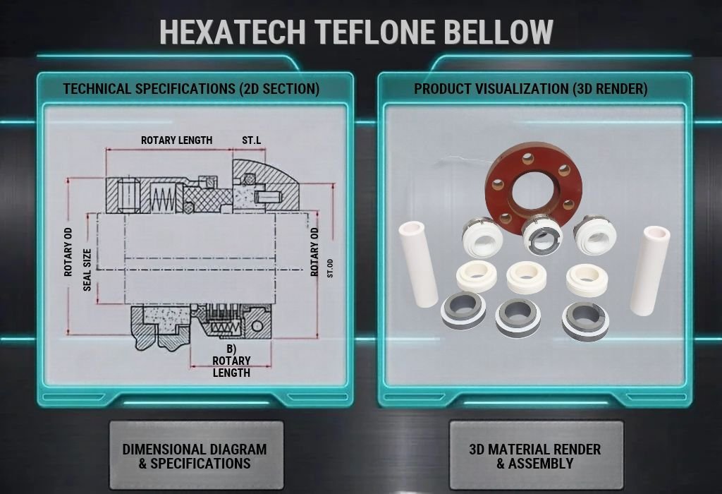 HexaTech Teflone Bellow